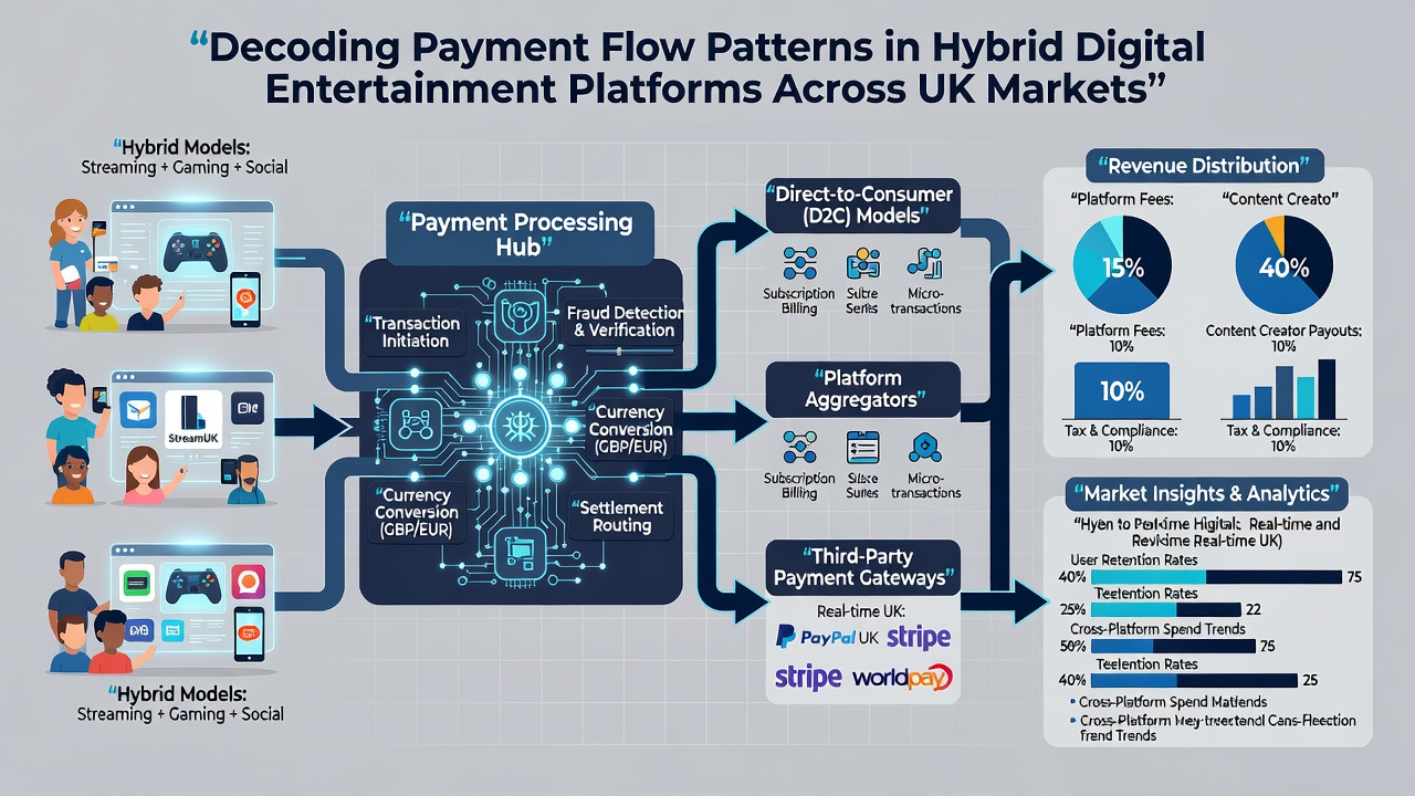 Diagram illustrating regional payment pattern differences in UK digital platforms