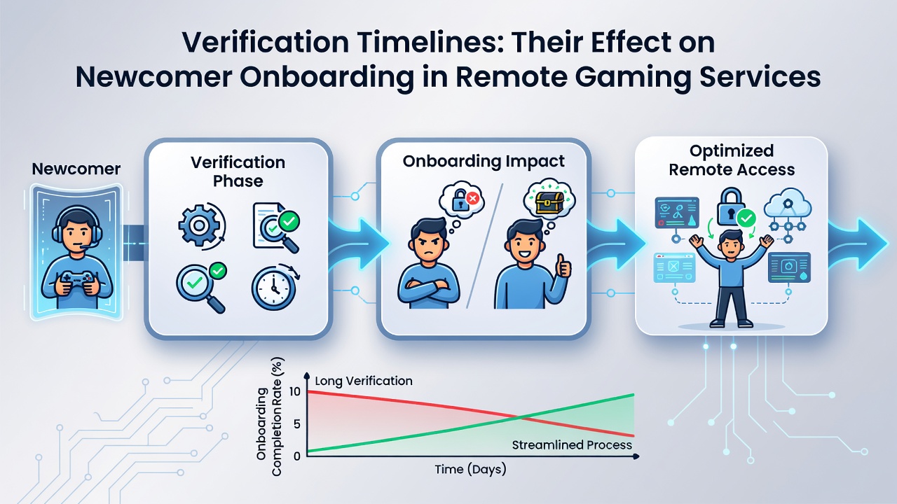 Remote gaming platform interface showing onboarding steps